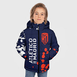 Куртка зимняя для мальчика ATLETICO MADRID Брызги, цвет: 3D-черный — фото 2