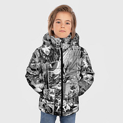 Куртка зимняя для мальчика Bloodborne comix, цвет: 3D-светло-серый — фото 2