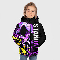 Куртка зимняя для мальчика FEED STANDOFF 2, цвет: 3D-светло-серый — фото 2