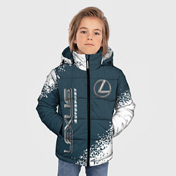 Куртка зимняя для мальчика LEXUS Autosport Спрей, цвет: 3D-черный — фото 2