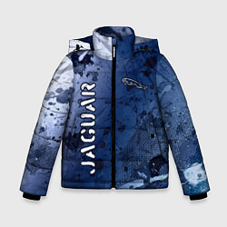 Куртка зимняя для мальчика ЯГУАР Jaguar Брызги, цвет: 3D-черный