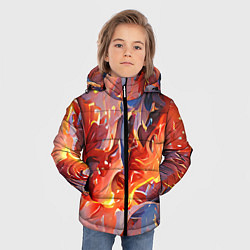 Куртка зимняя для мальчика Lava & flame, цвет: 3D-красный — фото 2
