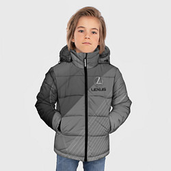 Куртка зимняя для мальчика Lexus - абстракция - sport, цвет: 3D-светло-серый — фото 2
