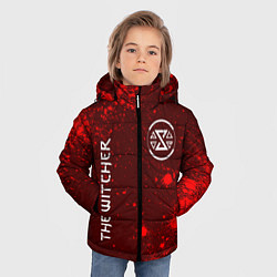 Куртка зимняя для мальчика THE WITCHER Арт, цвет: 3D-черный — фото 2