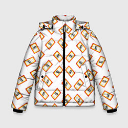 Куртка зимняя для мальчика Пищевая сода, цвет: 3D-светло-серый