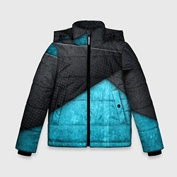 Куртка зимняя для мальчика Карбоновые пластины, цвет: 3D-светло-серый