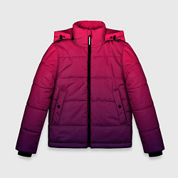 Куртка зимняя для мальчика RED to dark BLUE GRADIENT, цвет: 3D-красный