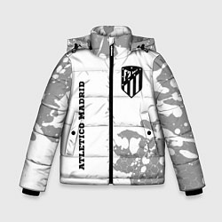 Зимняя куртка для мальчика Atletico Madrid Sport на темном фоне