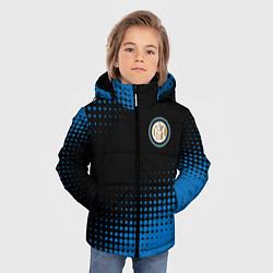 Куртка зимняя для мальчика Inter абстракция, цвет: 3D-светло-серый — фото 2
