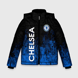 Куртка зимняя для мальчика Chelsea пламя, цвет: 3D-красный