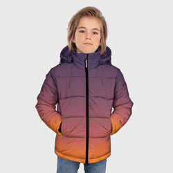 Куртка зимняя для мальчика Sunset Gradient, цвет: 3D-черный — фото 2