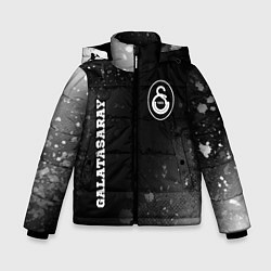 Куртка зимняя для мальчика Galatasaray Sport на темном фоне, цвет: 3D-черный