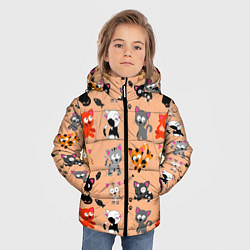 Куртка зимняя для мальчика NAUGHTY KITTENS, цвет: 3D-светло-серый — фото 2