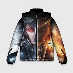 Куртка зимняя для мальчика METAL GEAR RISING САМУРАЙ, цвет: 3D-светло-серый