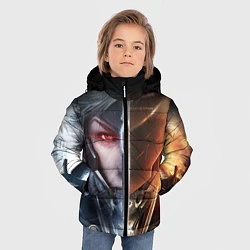 Куртка зимняя для мальчика METAL GEAR RISING САМУРАЙ, цвет: 3D-черный — фото 2