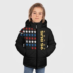 Куртка зимняя для мальчика Чечня 95 RUS, цвет: 3D-черный — фото 2