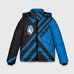 Куртка зимняя для мальчика Фанат клуба Аталанта, цвет: 3D-черный