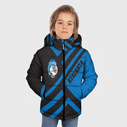 Куртка зимняя для мальчика Фанат клуба Аталанта, цвет: 3D-черный — фото 2