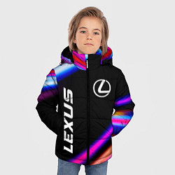 Куртка зимняя для мальчика Lexus Speed Lights, цвет: 3D-черный — фото 2