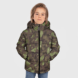 Куртка зимняя для мальчика Камуфляж Multicam, цвет: 3D-красный — фото 2