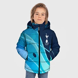 Куртка зимняя для мальчика Tottenham hotspur Абстракция, цвет: 3D-светло-серый — фото 2