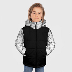 Куртка зимняя для мальчика Кроссфит униформа - трещины, цвет: 3D-светло-серый — фото 2