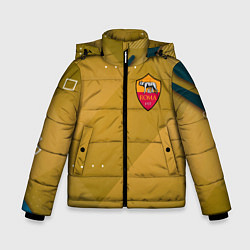 Куртка зимняя для мальчика Roma Абстракция спорт, цвет: 3D-красный