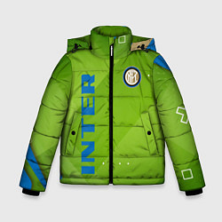 Куртка зимняя для мальчика Inter Поле, цвет: 3D-светло-серый