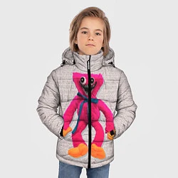 Куртка зимняя для мальчика Киси Миси объёмная игрушка - Kissy Missy, цвет: 3D-черный — фото 2