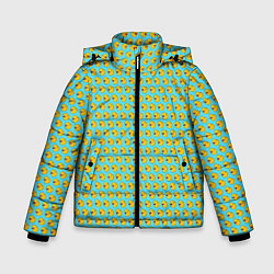 Куртка зимняя для мальчика Ути ути-пути Голубой, цвет: 3D-светло-серый
