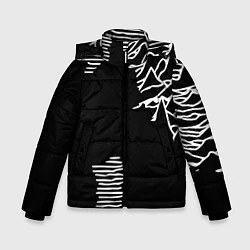 Куртка зимняя для мальчика Joy Division - неровность горы, цвет: 3D-светло-серый