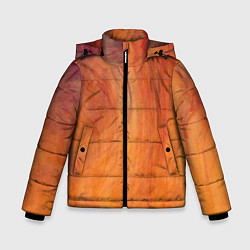 Зимняя куртка для мальчика Огненно-оранжевая поверхность