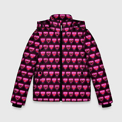 Куртка зимняя для мальчика Poppy Playtime - Kissy Missy Pattern - Huggy Wuggy, цвет: 3D-черный