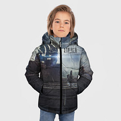 Куртка зимняя для мальчика STALKER Герб СССР В Припяти, цвет: 3D-черный — фото 2
