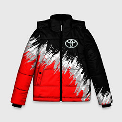 Куртка зимняя для мальчика Тойота камри - краска, цвет: 3D-светло-серый