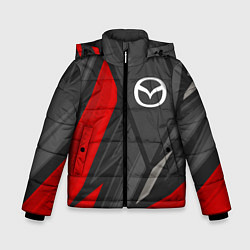Куртка зимняя для мальчика Mazda sports racing, цвет: 3D-черный