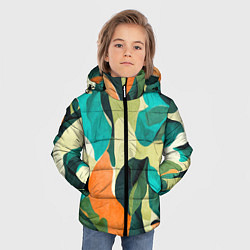 Куртка зимняя для мальчика Multicoloured camouflage, цвет: 3D-черный — фото 2