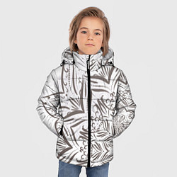 Куртка зимняя для мальчика Кружево мандал, цвет: 3D-светло-серый — фото 2