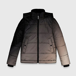Куртка зимняя для мальчика Черный, серый бежевый градиент, цвет: 3D-светло-серый