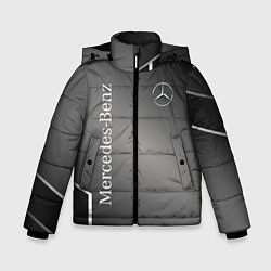 Зимняя куртка для мальчика Mercedes абстракция карбон