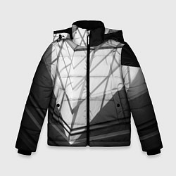 Зимняя куртка для мальчика Абстрактные тени и геометрические фигуры