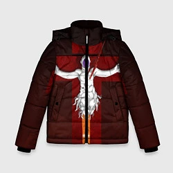 Куртка зимняя для мальчика Evangelion Lilith, цвет: 3D-светло-серый