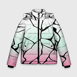 Куртка зимняя для мальчика Шинобу Кочо Кимоно, цвет: 3D-черный