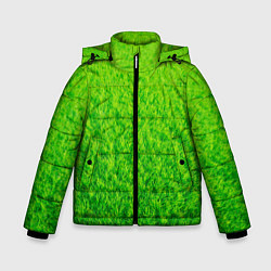 Зимняя куртка для мальчика Трава зеленая