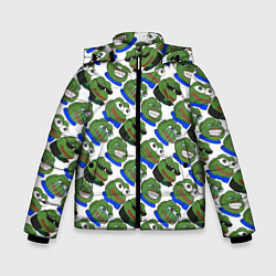 Куртка зимняя для мальчика Эмоции Пепе, цвет: 3D-светло-серый