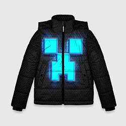 Зимняя куртка для мальчика Minecraft Creeper - neon