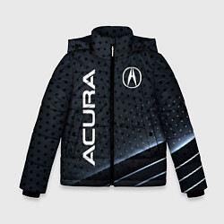 Куртка зимняя для мальчика Acura карбон, цвет: 3D-светло-серый