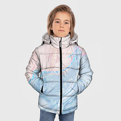 Куртка зимняя для мальчика Нежность рассвета, цвет: 3D-светло-серый — фото 2