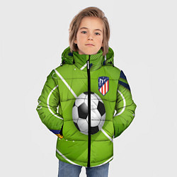 Куртка зимняя для мальчика Atletico madrid Мяч, цвет: 3D-светло-серый — фото 2