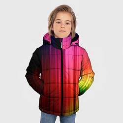 Куртка зимняя для мальчика Цветной спектр, цвет: 3D-светло-серый — фото 2